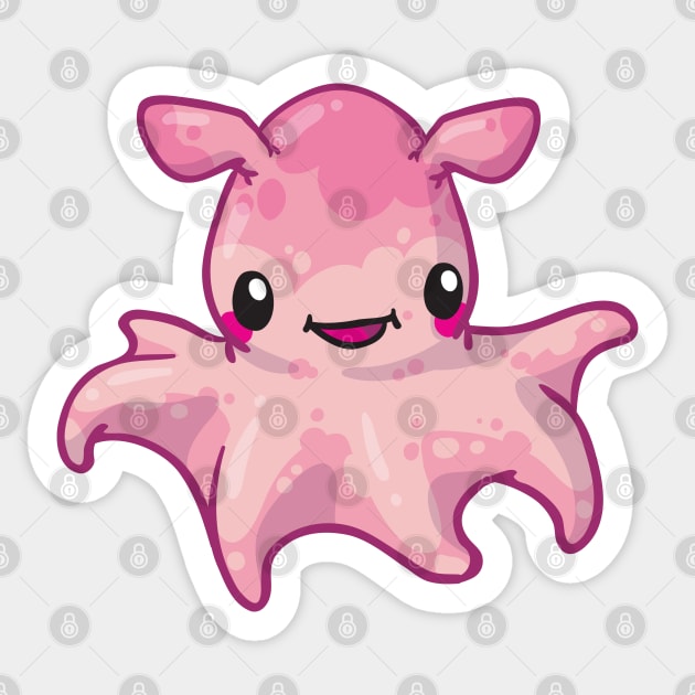 Flapjack Octopus Sticker by bytesizetreasure